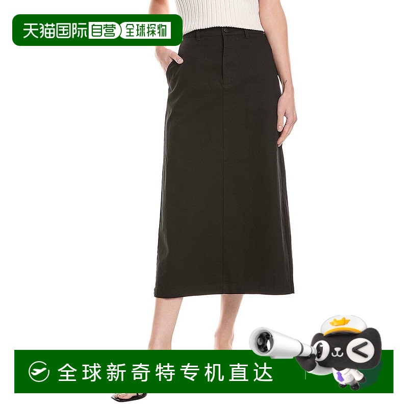 自营 LNA Dara斜纹迷笛裙-黑色 【美国奥莱】直发