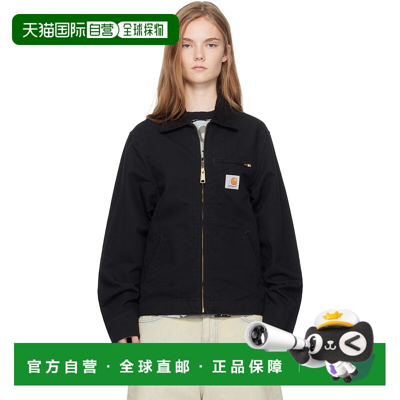 1h可退 香港直邮潮奢 CARHARTT WIP 女士 黑色 Detroit 夹克 I033