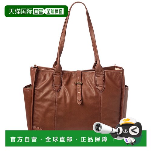 自营 frye弗莱校园皮革手提包-棕色 美国奥莱直发单肩包