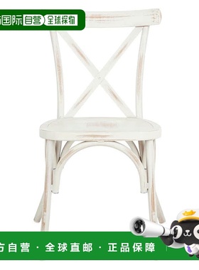 自营 safaviehElia Stackable 椅子 - 仿旧白色 美国奥莱直发