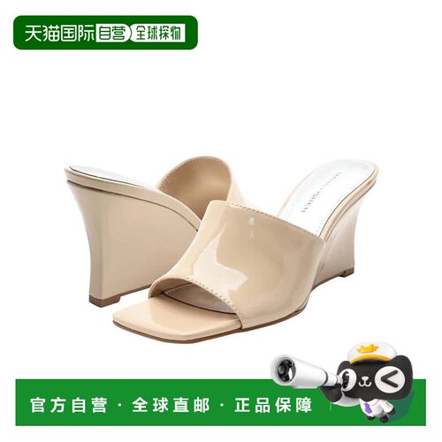 自营Marc Fisher Rollo凉鞋女士拿铁方头坡跟ZOGG3178-米色 美国