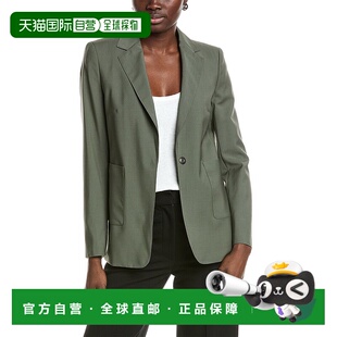 绿色 Punto羊毛混纺运动夹克 美国奥莱直发 Akris 自营