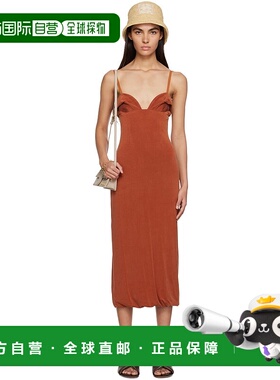 1h可退 香港直邮潮奢 Jacquemus 女士 橙色 Le Raphia 系列 La Ro