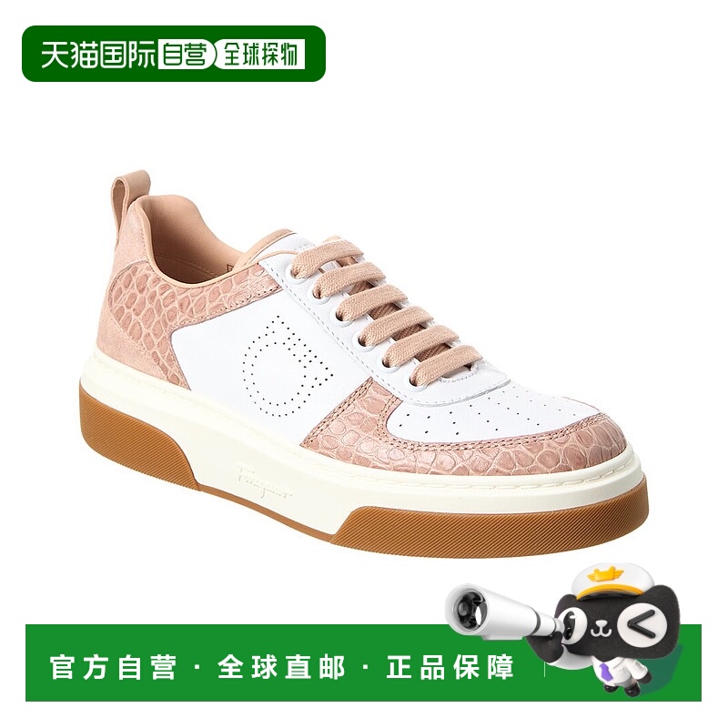 自营salvatore ferragamo菲拉格慕卡西纳低皮革运动鞋-米色 美国