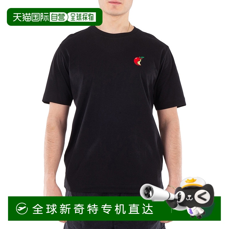 自营 Etudes苹果刺绣普通T恤-黑色 【美国奥莱】直发