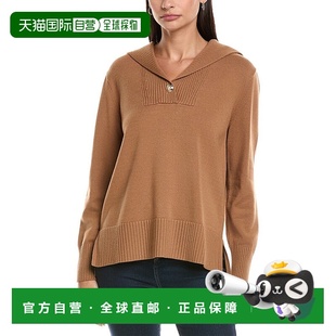 Oversized York Collar Sweater 美国奥莱 自营Jones brown New