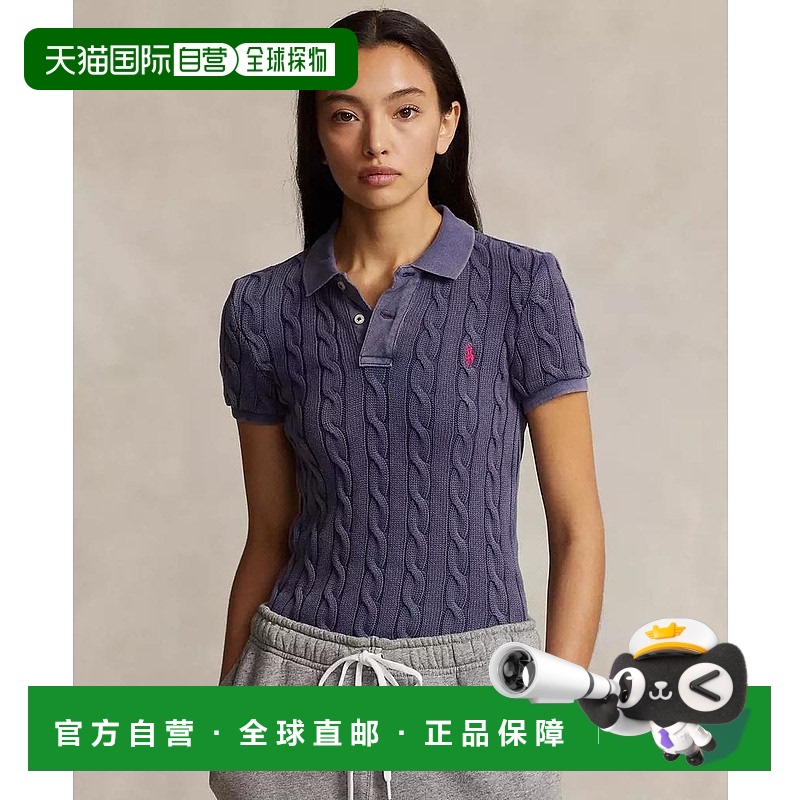 1h可退 【美国直邮】ralph lauren 女士 Polo衫短袖针织网球