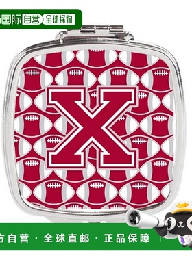 自营 Carolines Treasures CJ1065-XSCM Letter X Football 正品
