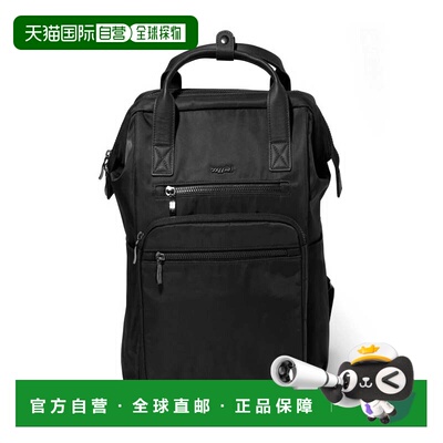 自营baggallini Chelsea Laptop Backpack - black twill 美国奥