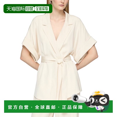 自营Lafayette 148 New York Plus Relaxed Jacket - brown 美国