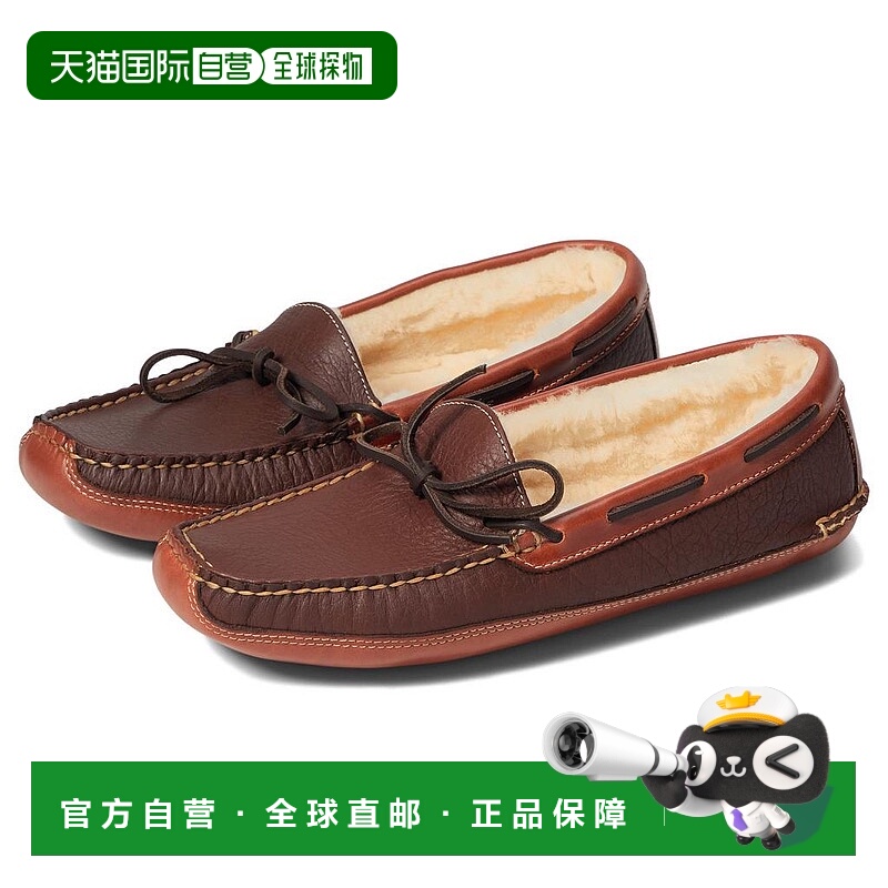 1h可退 【美国直邮】LLBean|Bison 双底拖鞋 羊毛内衬