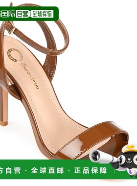 自营 Journee Collection 女式 Tru 舒适泡沫 Dorian 高跟鞋 - 棕