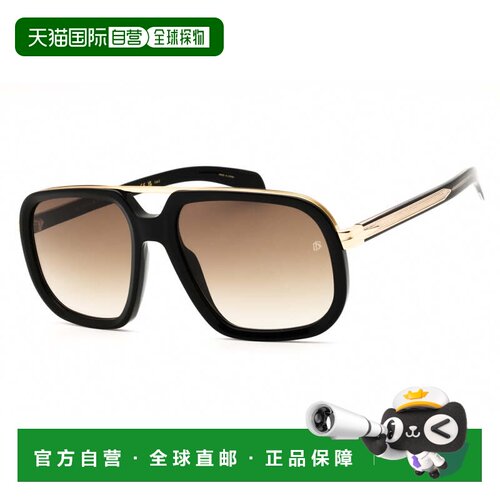 自营david beckhamDB 7101/S 02M2 HA黑色金色棕色/棕色渐变-黑色