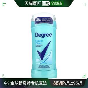 香港直邮Degree,止汗除臭剂，淋浴清洁，2.6盎司（74克）