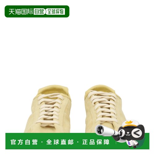 自营jacquemus黄色单色皮革运动鞋-neutrals 美国奥莱直发