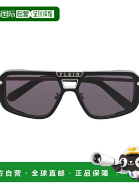 自营philipp pleinSunglasses PLEIN LEGACY  Hexagon - black 美