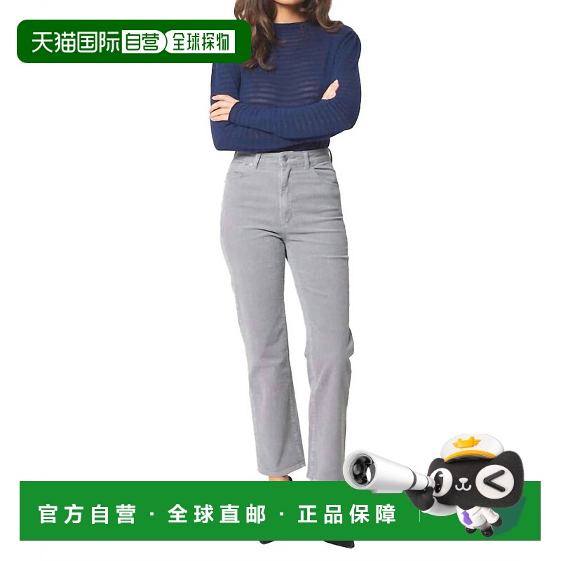 自营rolla's灰色高腰直筒裤 美国奥莱直发
