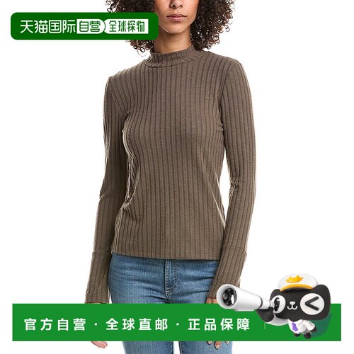 自营Michael Stars Opal Turtleneck Top - brown 美国奥莱直发