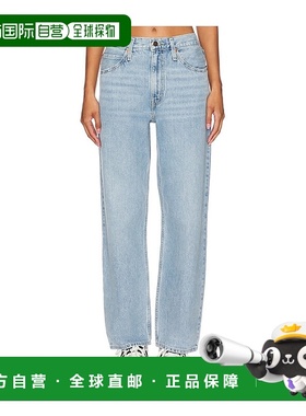 1h可退 香港直邮潮奢 Levi'S 李维斯 女士 蓝色 High-Rise Dad 牛