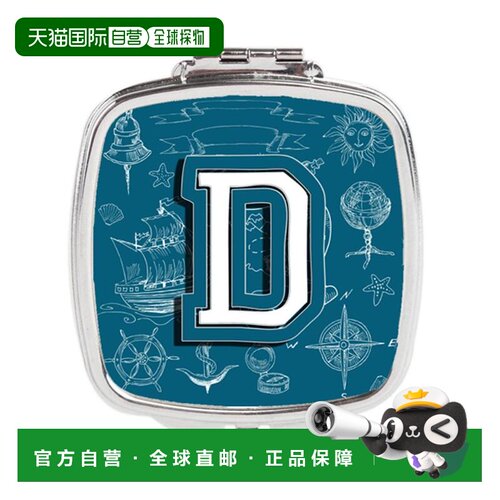 自营Carolines Treasures CJ2014-DSCM 字母 D 海涂鸦初始字正品