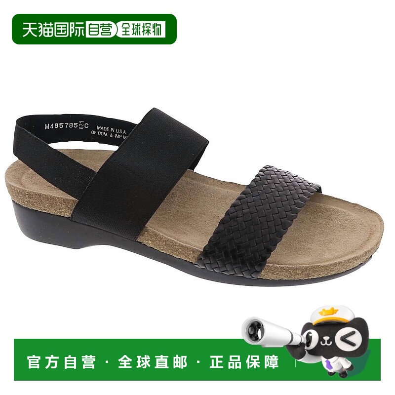自营munroWomen's Pisces Sandal In Black Woven - black woven