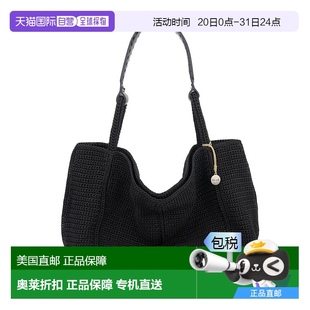 the 手工钩针 自营 sak快乐大提包 黑色 美国奥莱直发新款