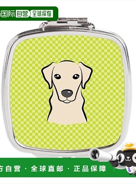 自营 Carolines Treasures BB1284SCM 棋盘格石灰绿色黄色拉正品