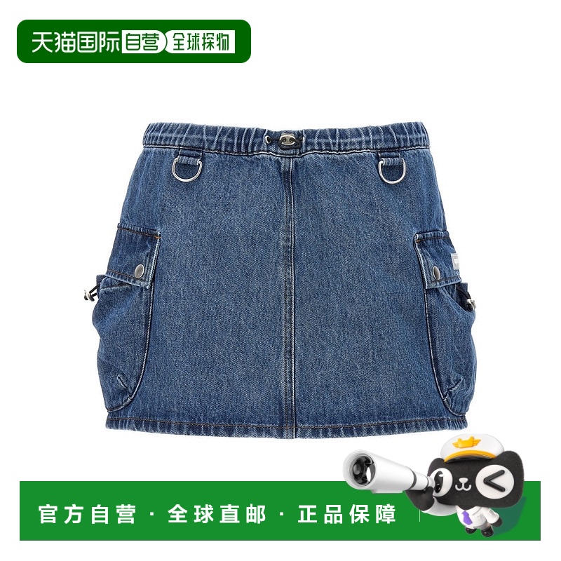 自营 coperni“牛仔工装裤”裙-蓝色 美国奥莱直发
