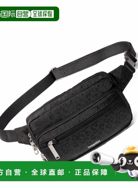 自营baggallini Securtex Anti-Theft Belt Bag Sling - black ch
