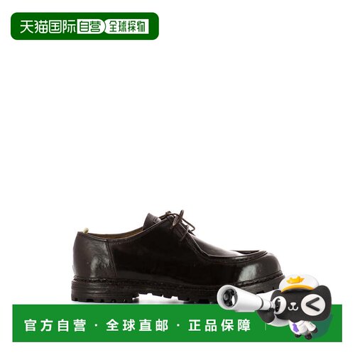 自营officine creative皮革系带皮鞋-黑色 美国奥莱直发