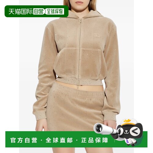 美国直邮ALEXANDER WANG - Women Allover Hotfix Shrunken Zip U