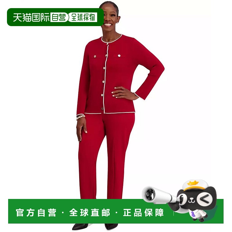 1h可退 【美国直邮】kasper 女士 毛衣开衫