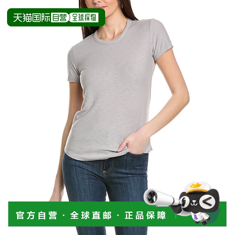 自营James Perse Sheer Slub T-Shirt - grey 美国奥莱直发