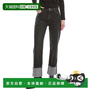 自营HUDSON Jeans Remi High-Rise Washed Black Ankle Jean - bl