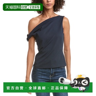 蓝色 bone破布和骨头Irina露肩上衣 美国奥莱直发 自营rag