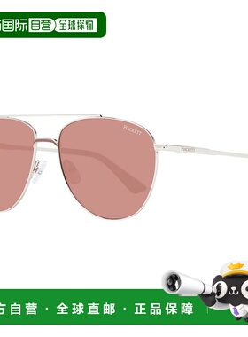 自营Hackett Stainless Steel Men's Sunglasses - gold 美国奥莱