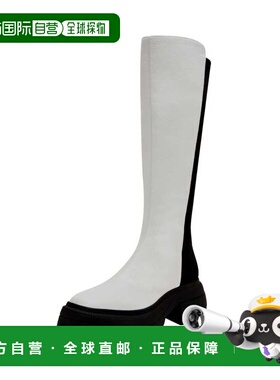 自营Katy Perry The Geli Combat Stretch Boot Optical White  K