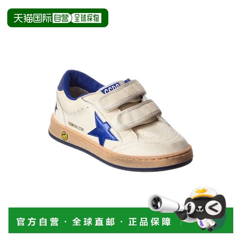 自营Golden Goose Ball Star Leather Sneaker - blue 美国奥莱直