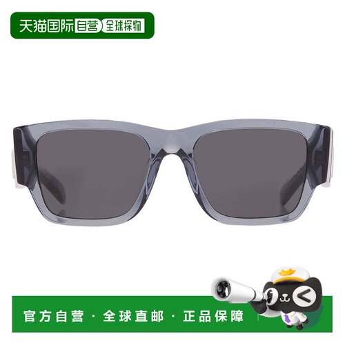 自营Prada Dark Grey Square Men's Sunglasses PR 10ZSF 17T08Z