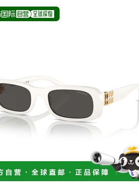 自营miu miuMU08ZS 1425S0 White Ivory/Dark Grey - white ivory