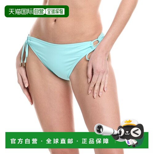 自营La Blanca Adjustable Loop Hipster Bikini Bottom - ice bl