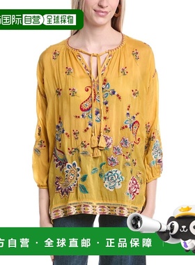 自营Johnny Was Kendra Blouse - brown 美国奥莱直发