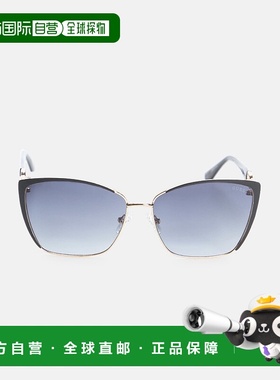 自营 guess链式金属猫眼太阳镜-黑色 美国奥莱直发