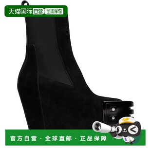 1h可退 香港直邮潮奢 rick owens 瑞克 欧文斯 男士 黑色 Grilled