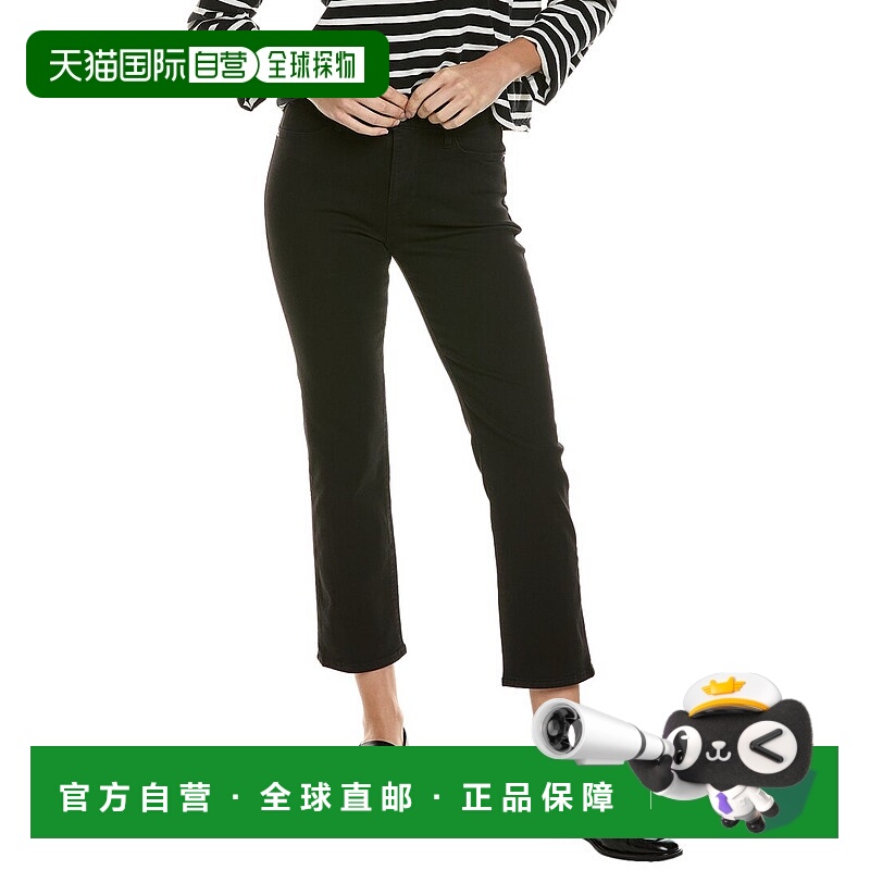 自营 FRAME Denim Le High Film Noir 直筒牛仔裤 - 黑色 美国奥