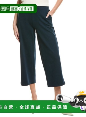 自营EILEEN FISHER Petite Wide Ankle Pant - grey 美国奥莱直发