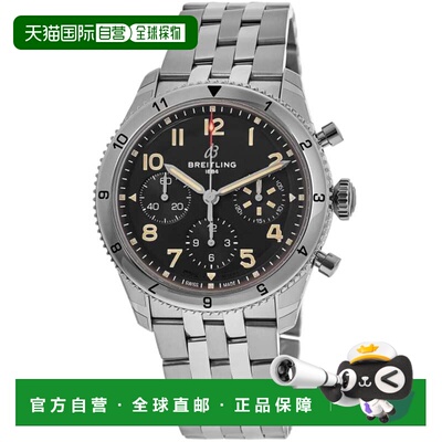 自营Breitling Classic Avi Chronograph 42 P-51 Mustang Black