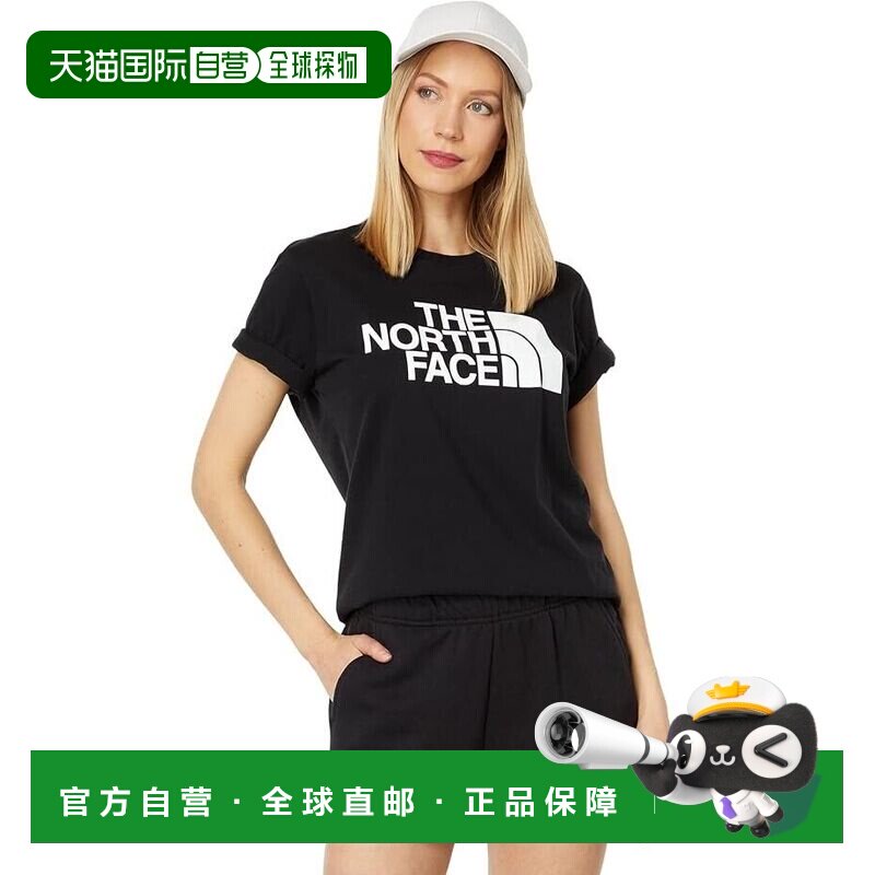 自营The North Face t恤女黑色纯棉圆领短袖APP2808-黑色 美国奥图片