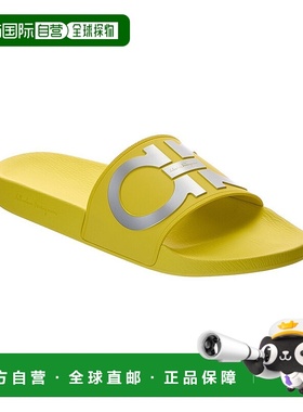 自营 salvatore ferragamo菲拉格慕Groove 2橡胶滑盖-黄色 美国奥