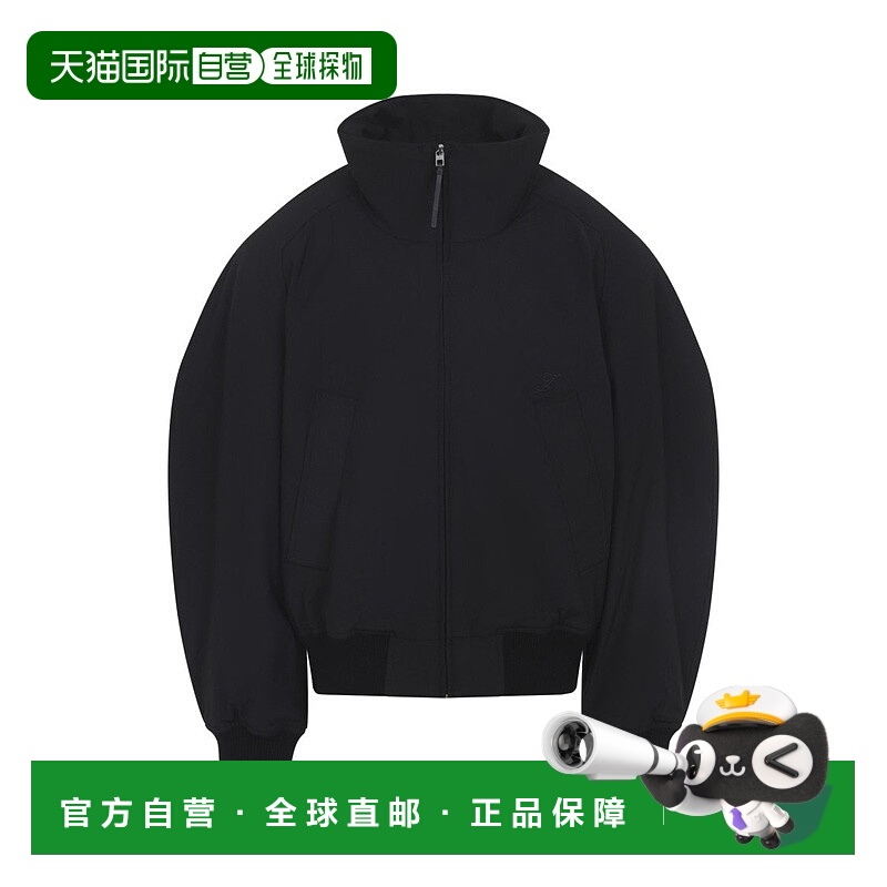 自营jacquemusModern Fit Casual Jacket With High Collar - bla